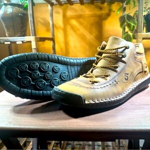 Tan Leather Casual Shoes size 12